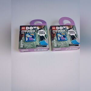 LEGO DOTS 41955 Retired Product Stitch-On Patch Set of 2 NWOT